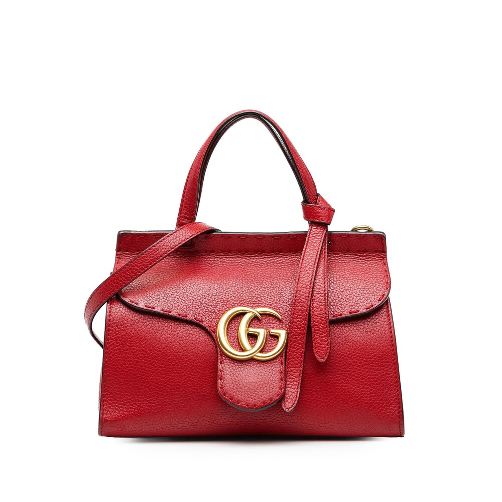 Gucci Small Gg Marmont Calfskin Top #363000G84B